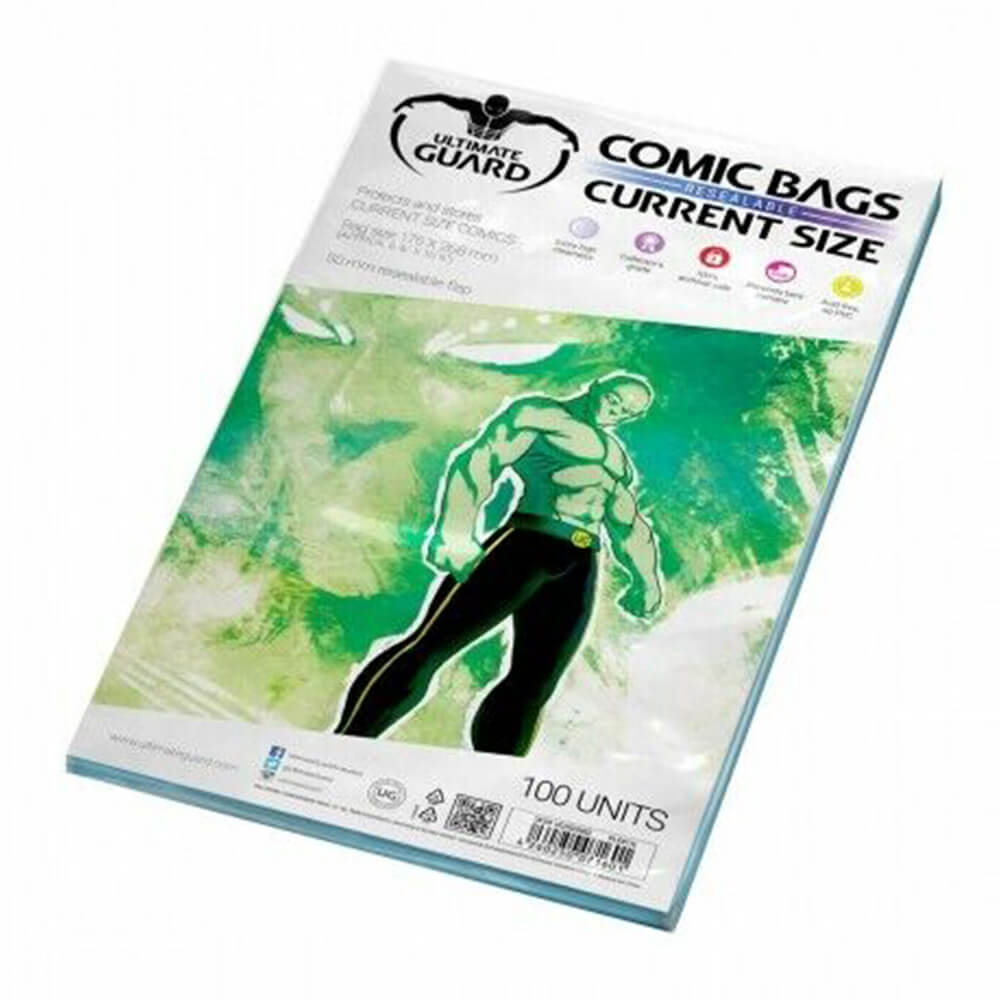 Ultimate Guard Bolsas cómicas resellables 100pk