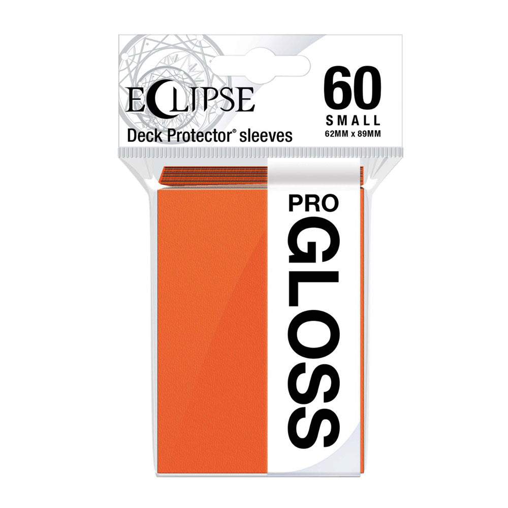 Mangas de brilho protetor de deck eclipse s 60pcs