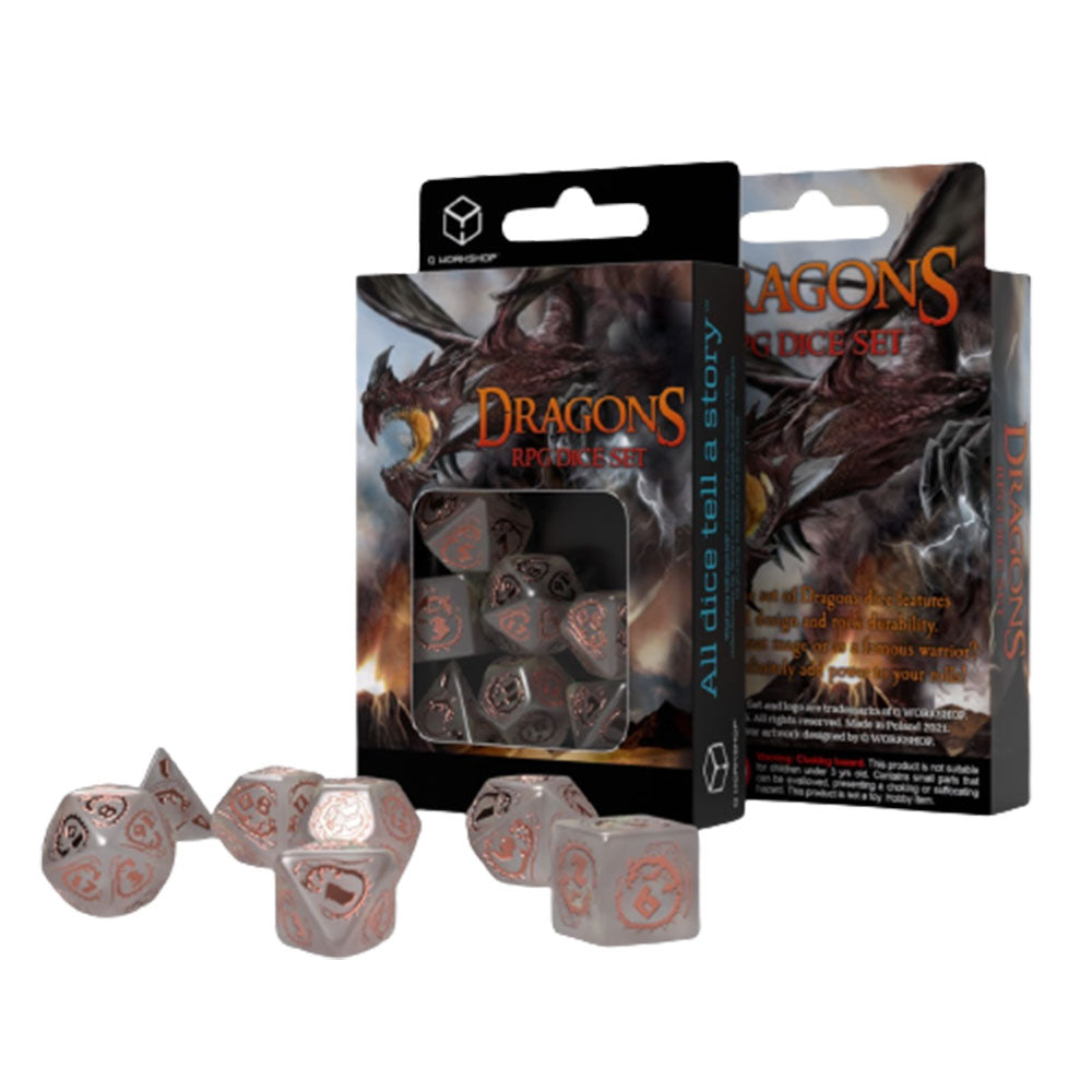 Q Workshop Dragons RPG DICE (set van 7)