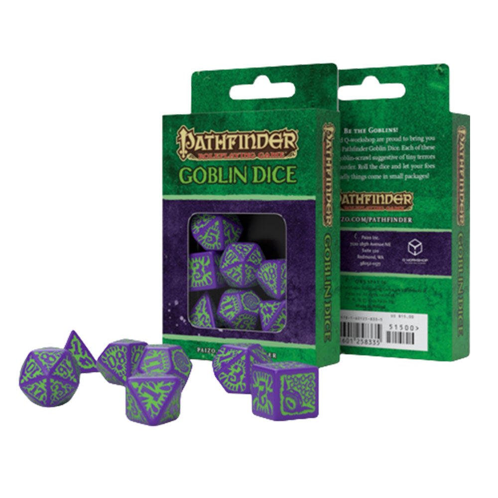 Q Workshop Pathfinder Dice (conjunto de 7)