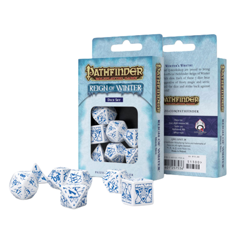 Q Dice pathfinder del seminario (set di 7)