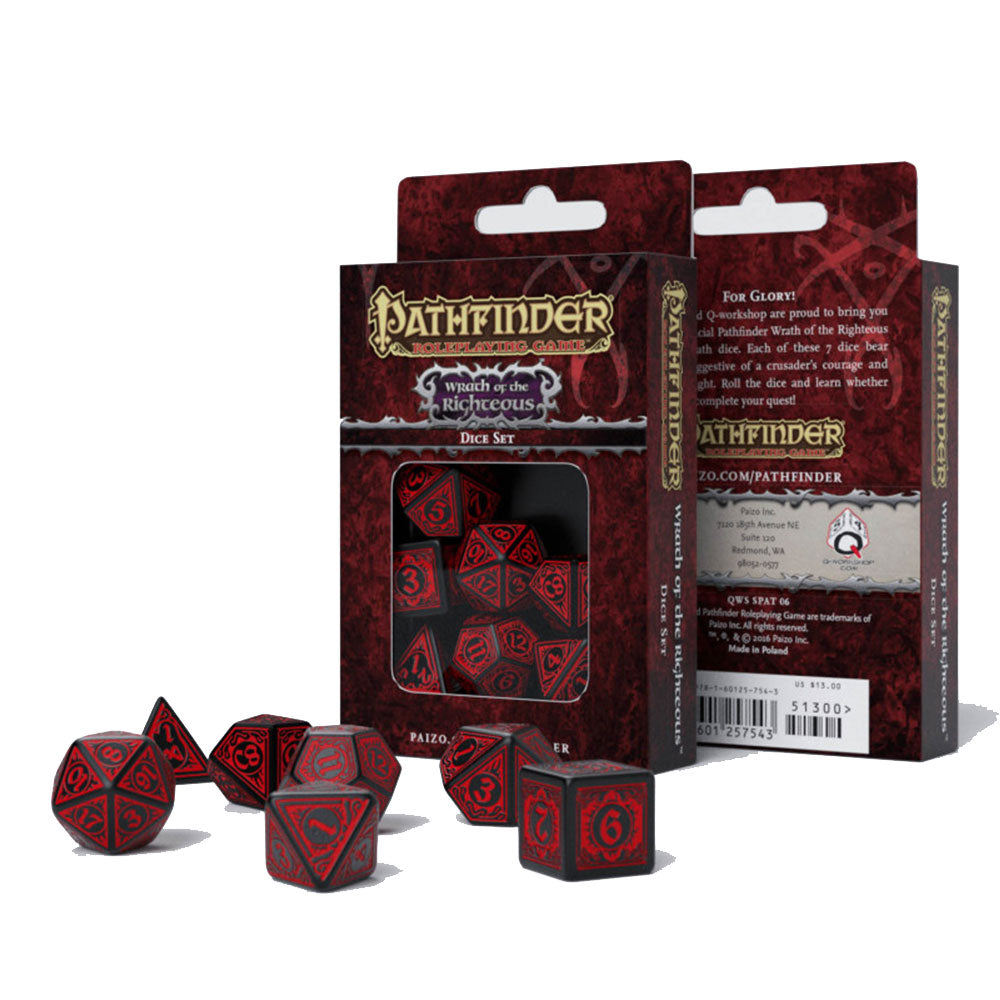 Q Workshop Pathfinder Dice (sett med 7)