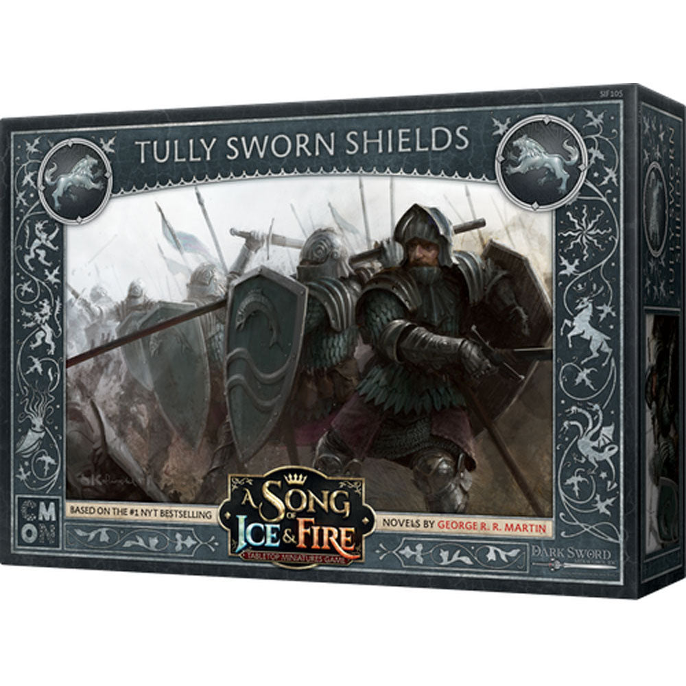 A Song of Ice & Fire Tully Sworn Shields Miniature