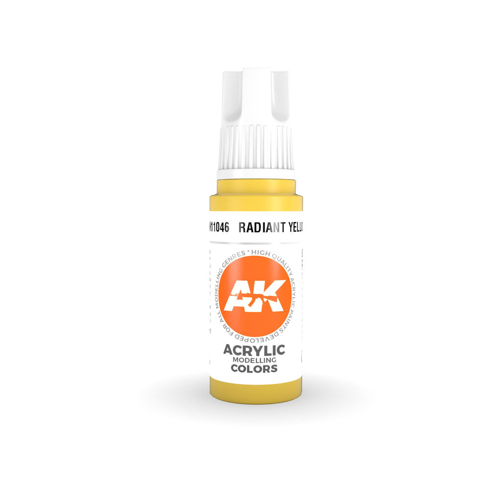 AK Interactive 3Gen Yellow Acrylic Paint 17mL