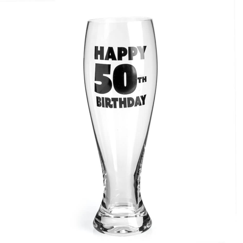 Feliz cumpleaños Pilsner Glass