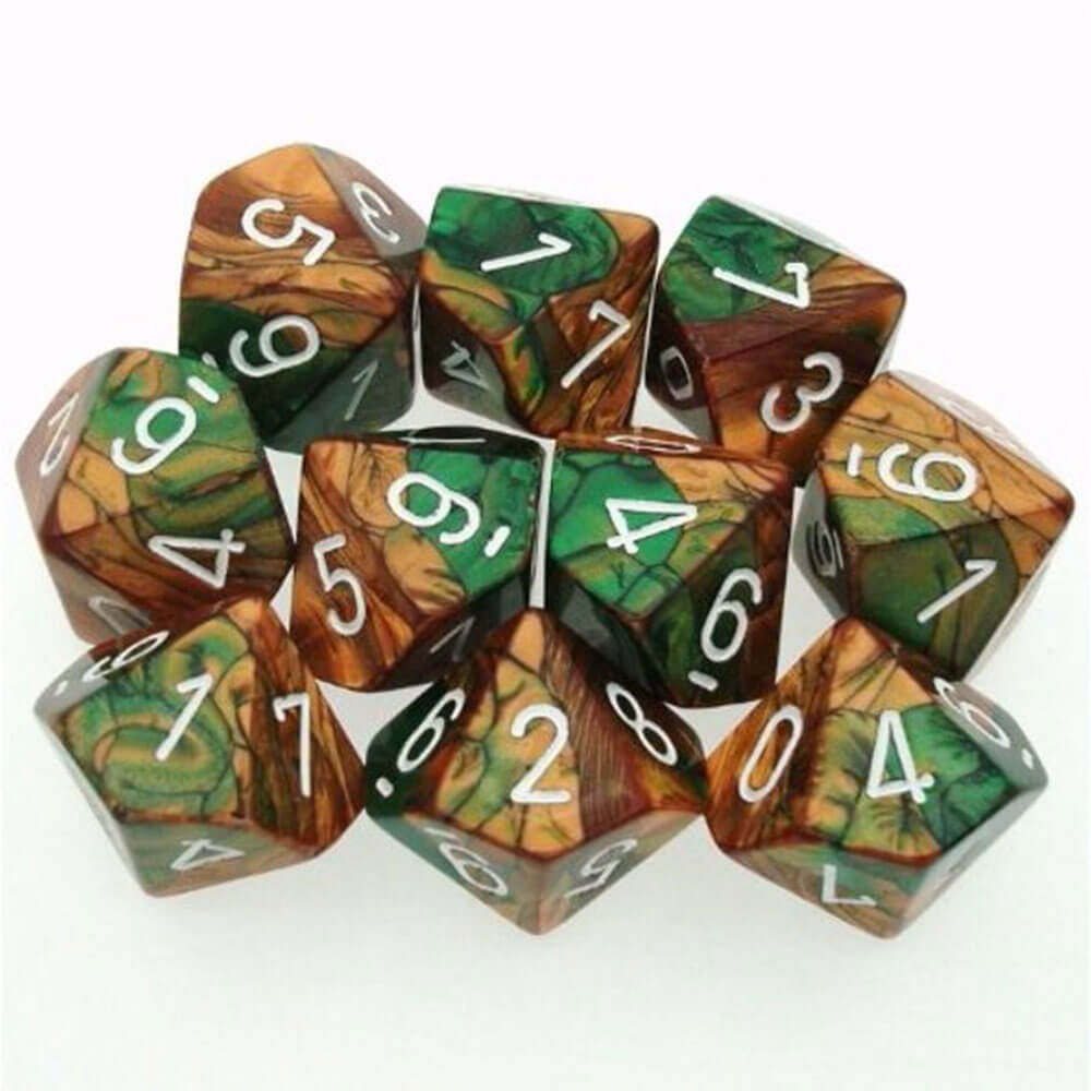 Set di gemelli poliedrici di Chessex D10 D10