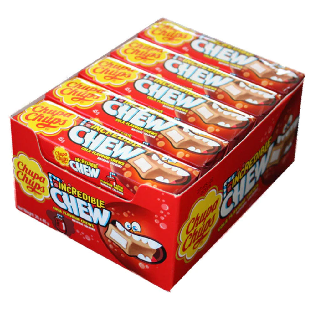 Chupa Chups INCROYABLE LOLLES CHEW (20X45G)