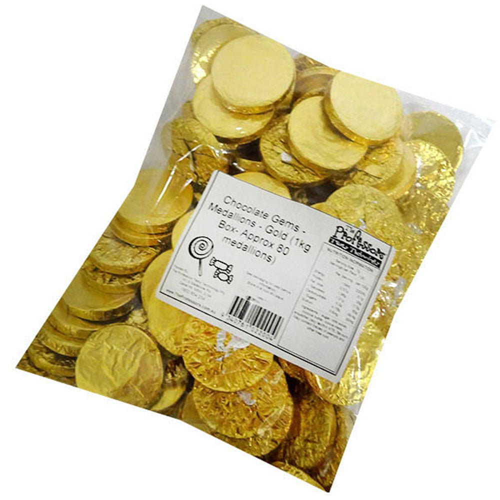 Medallones de gemas de chocolate 1 kg