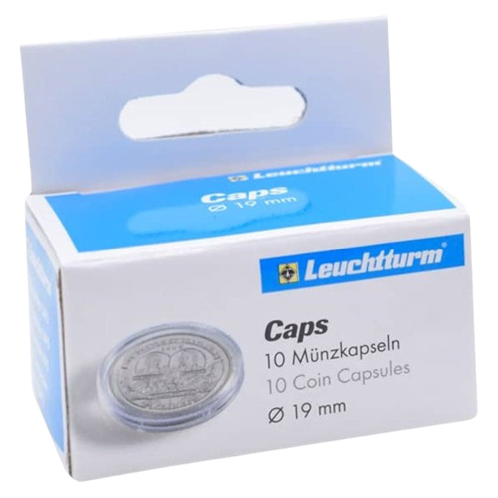 Leuchtturm Coin Capsules 10pk（サイズ10-19から）