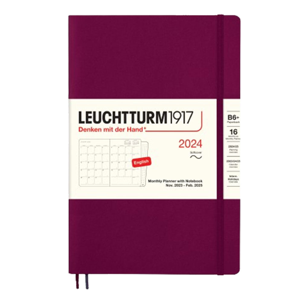 2024 B6+ Monthly Planner & Notebook (oprawa w miękkiej)