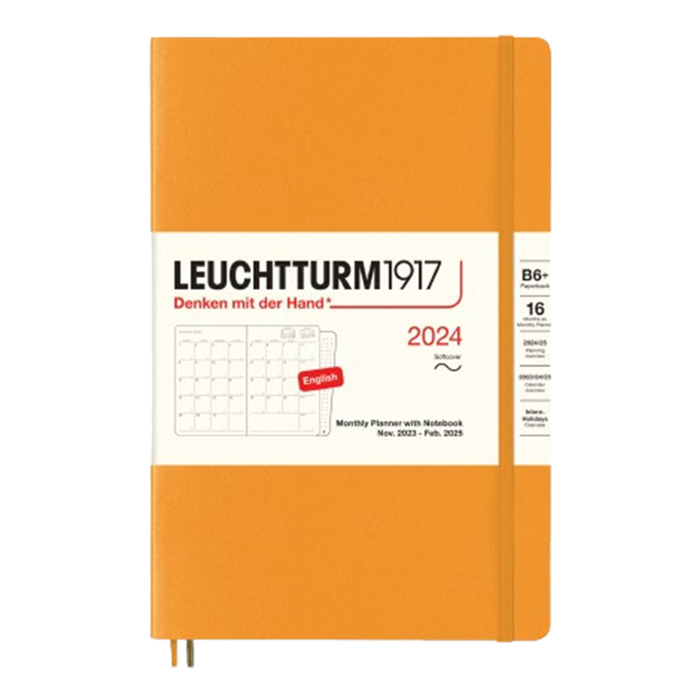 2024 B6+ Monthly Planner & Notebook (pocketbok)