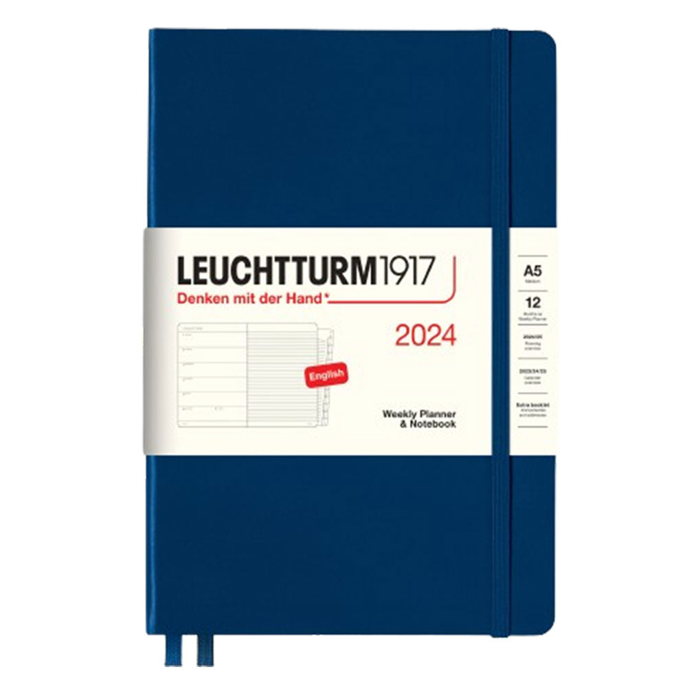 2024 A5 Week Planner & Notebook med hefte