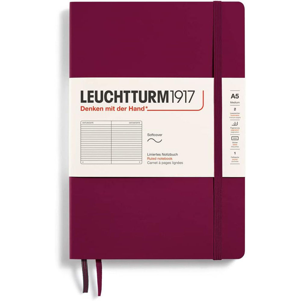 Leuchtturm Softcover rządził notebookiem A5