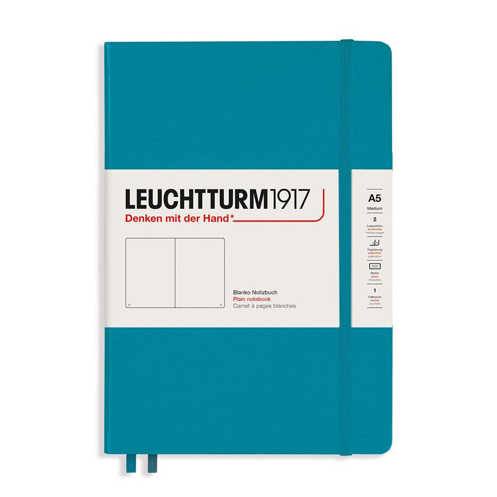 Leuchtturm Hardcover Plain Notebook A5（青）