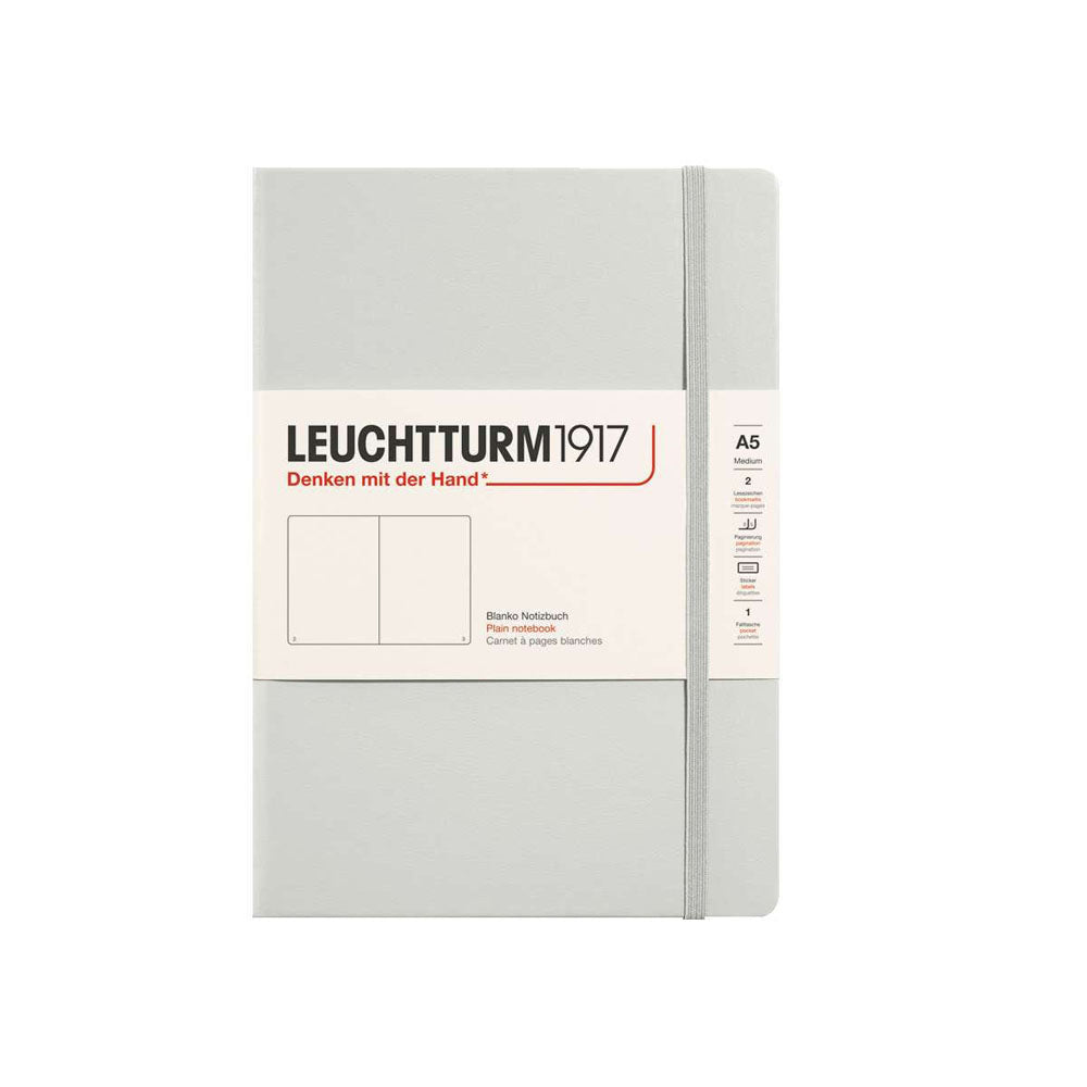 Leuchtturm Hardcover Plain Notebook A5