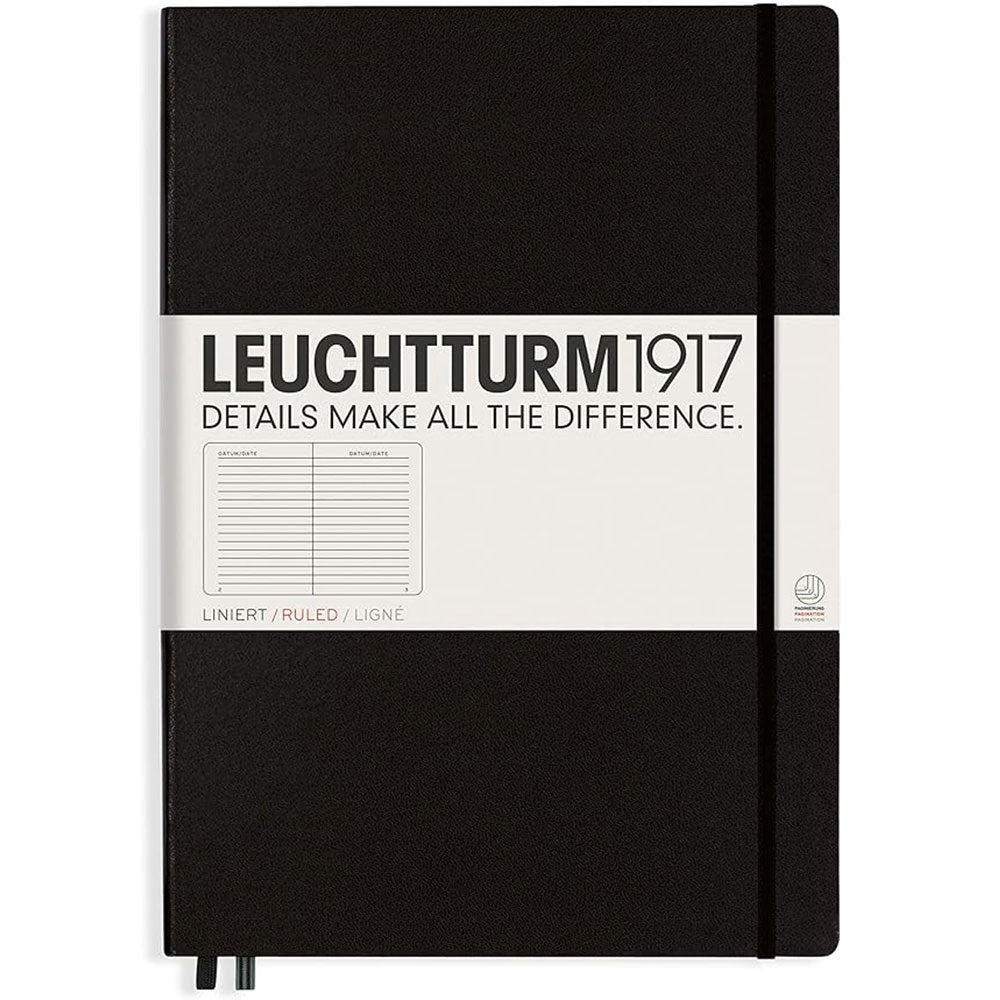 Leuchtturm HC Master Classic styrde anteckningsbok A4+