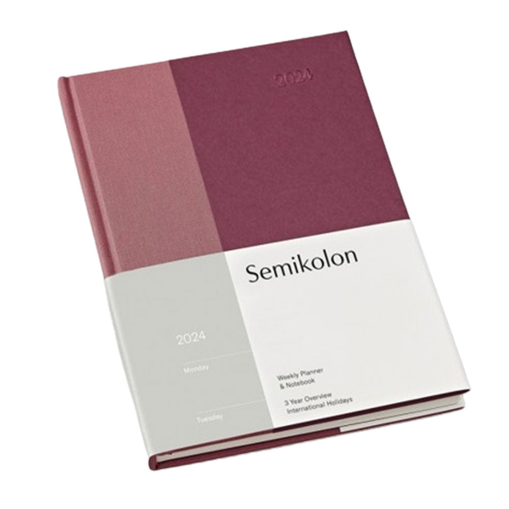 Semikolon 2024 Weekly Planner & Notebook A5