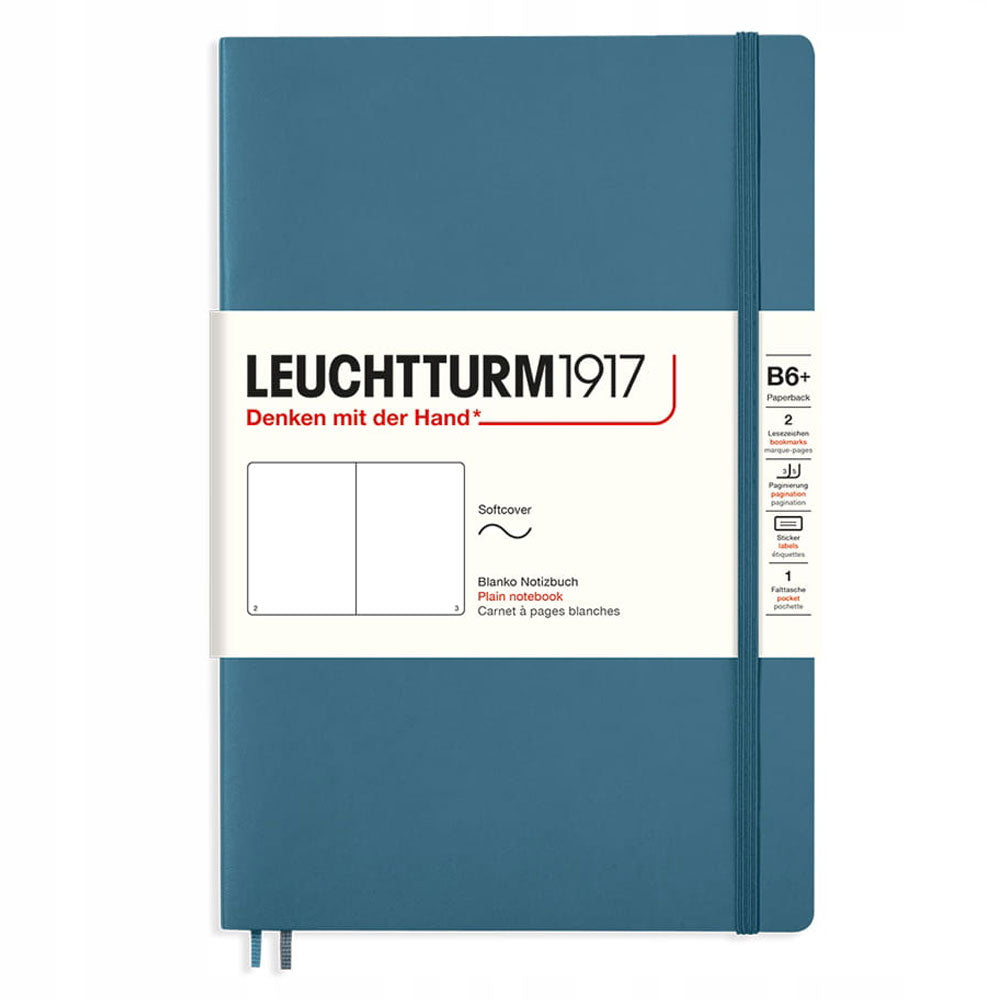 Leuchtturm SCペーパーバックプレーンB6+ノートブック123pg