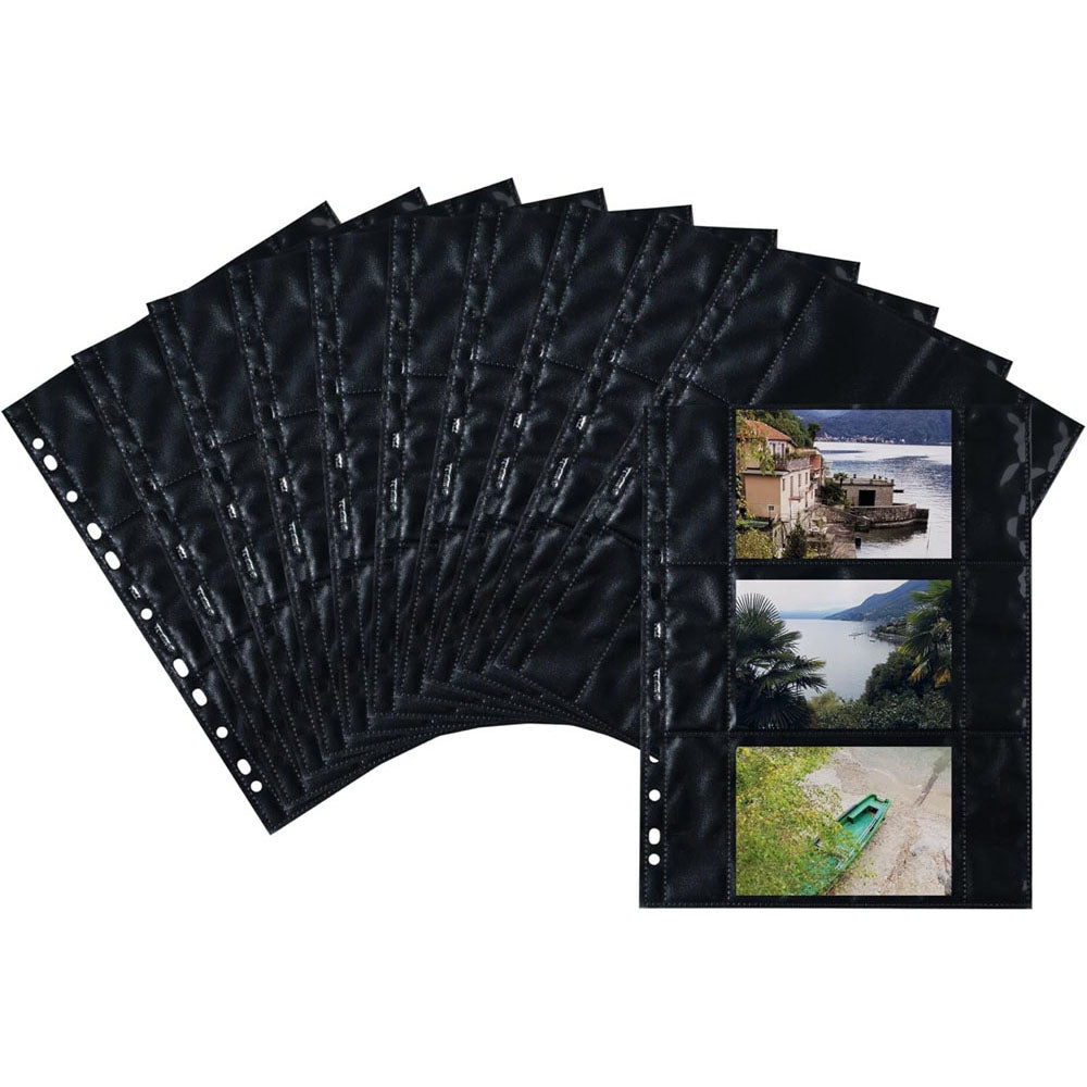 Herma Landscape Photo Pockets 10pc (svart)