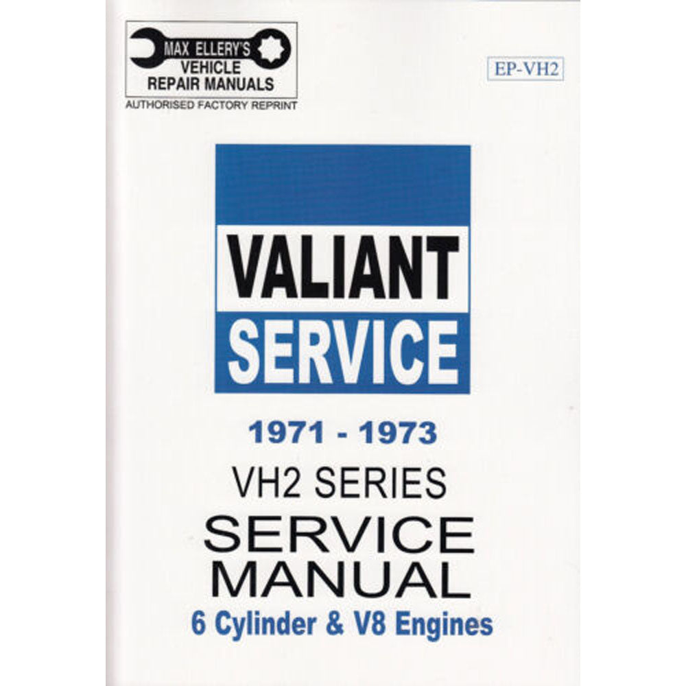 Valiant 1971-1973 VH Seria Service Manual