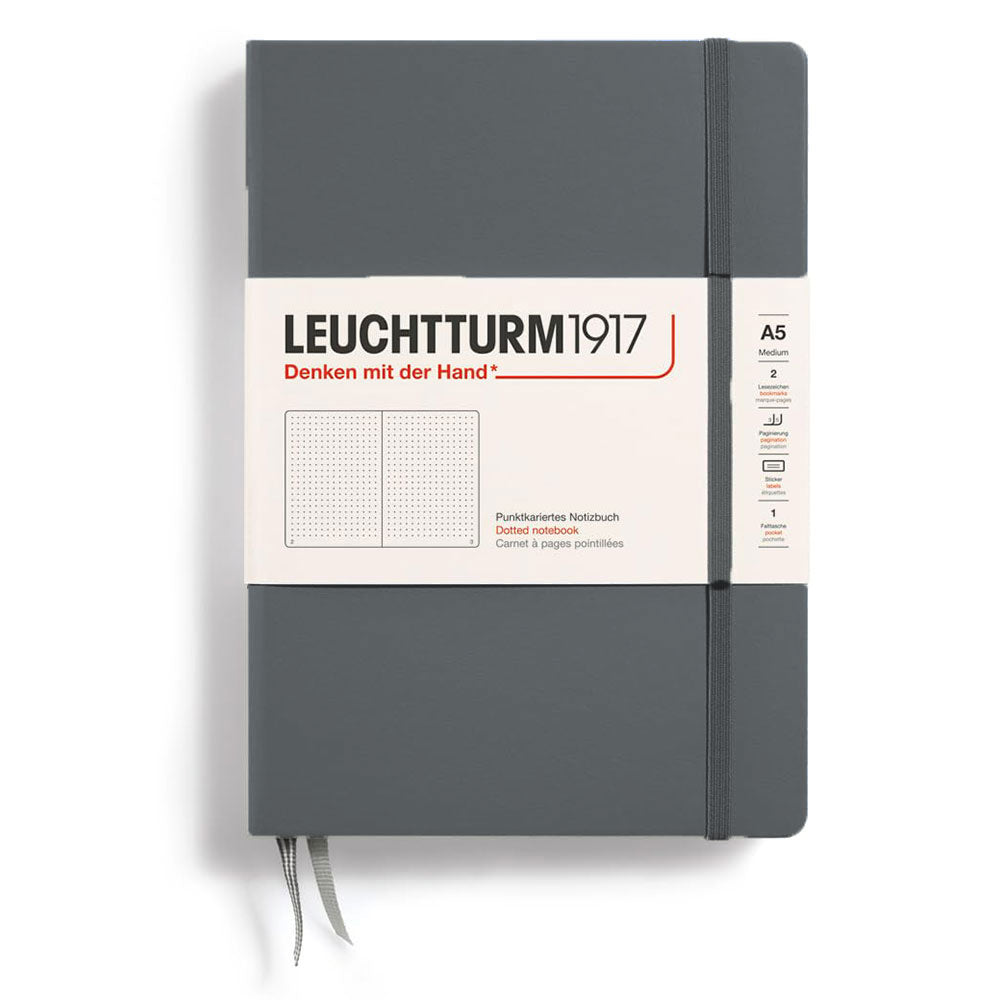 Leuchtturm Hardcover prikket notebook A5