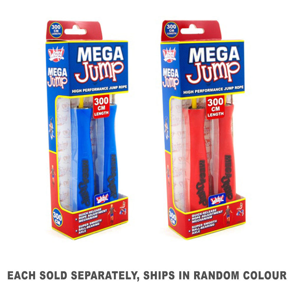 Wicked Mega Jump Skipping Rope 3m (1pc Random Color)