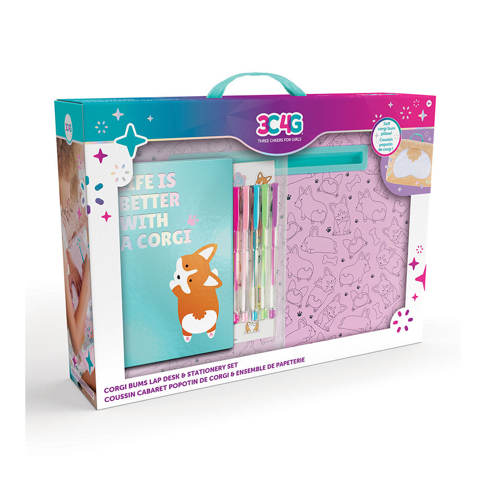 3C4G Corgi Bums Lap Desk and Stationery