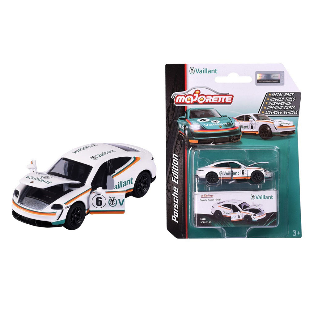 Majorette Porsche Taycan Vaillant Modellauto