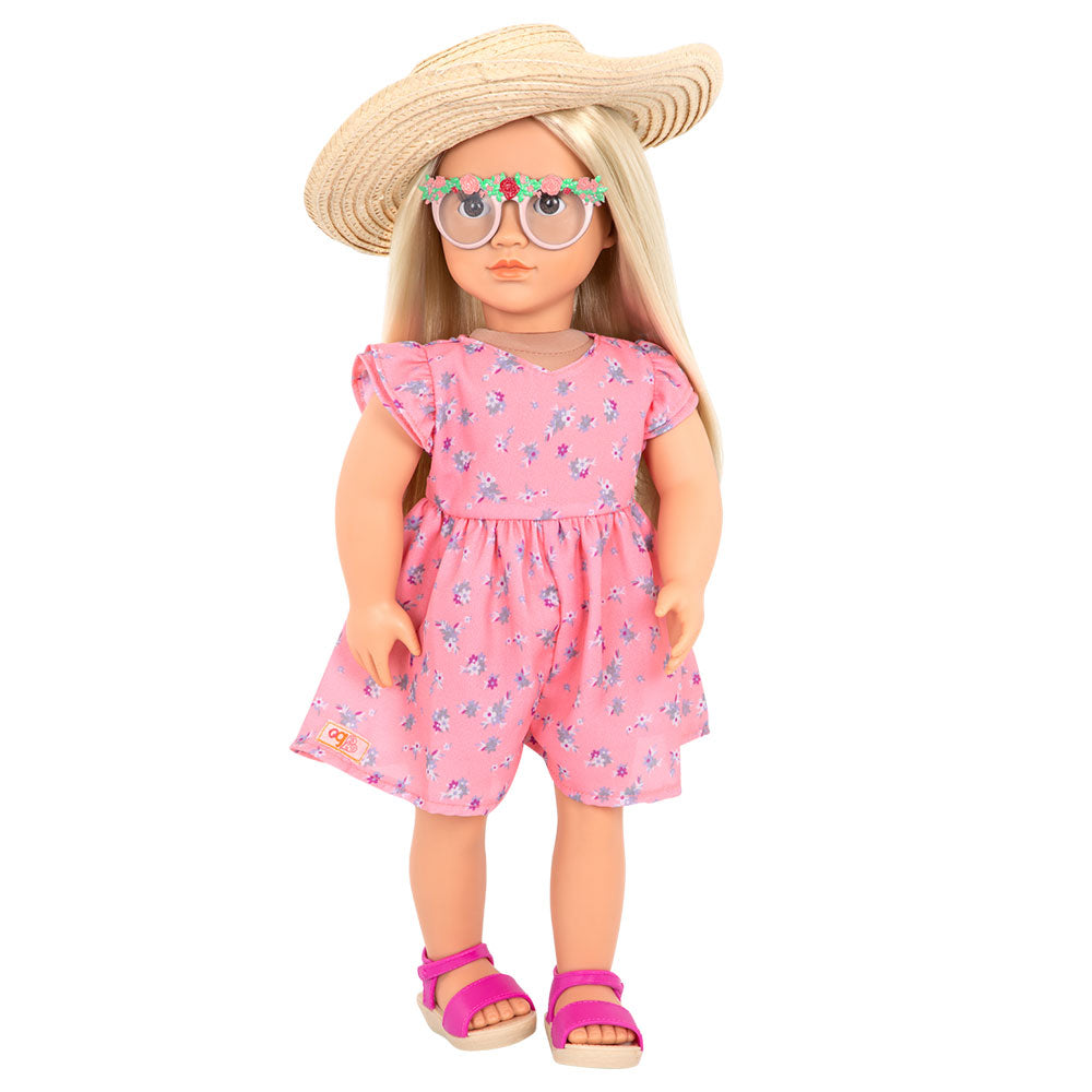 Dahlia in Floral Dress Fashion Doll 46cm