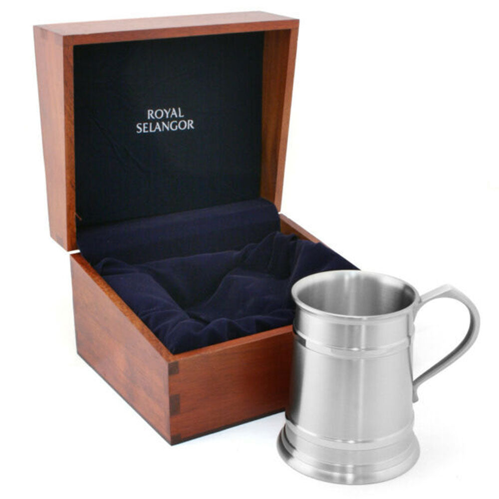 Royal Selangor Tankard met houten geschenkdoos