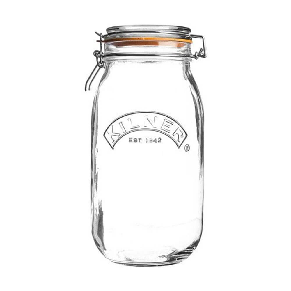 Kilner Clip Top Round Jar (klar)