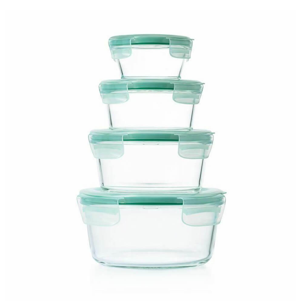 Oxo Good Gripes Smart Seal Glass Contêiner Set (4pcs)