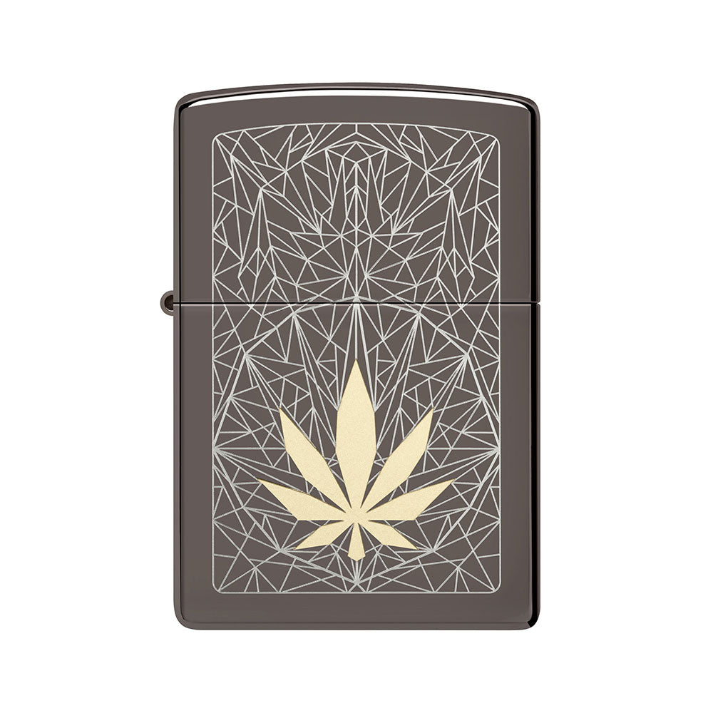 Accendino antivento di cannabis zippo