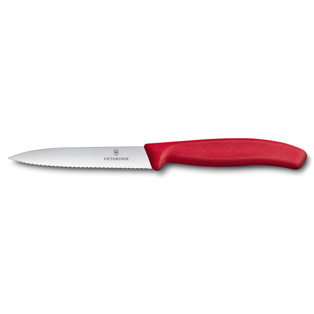 Victorinox Pointed Blade Wave Edge Paring Knife 10cm