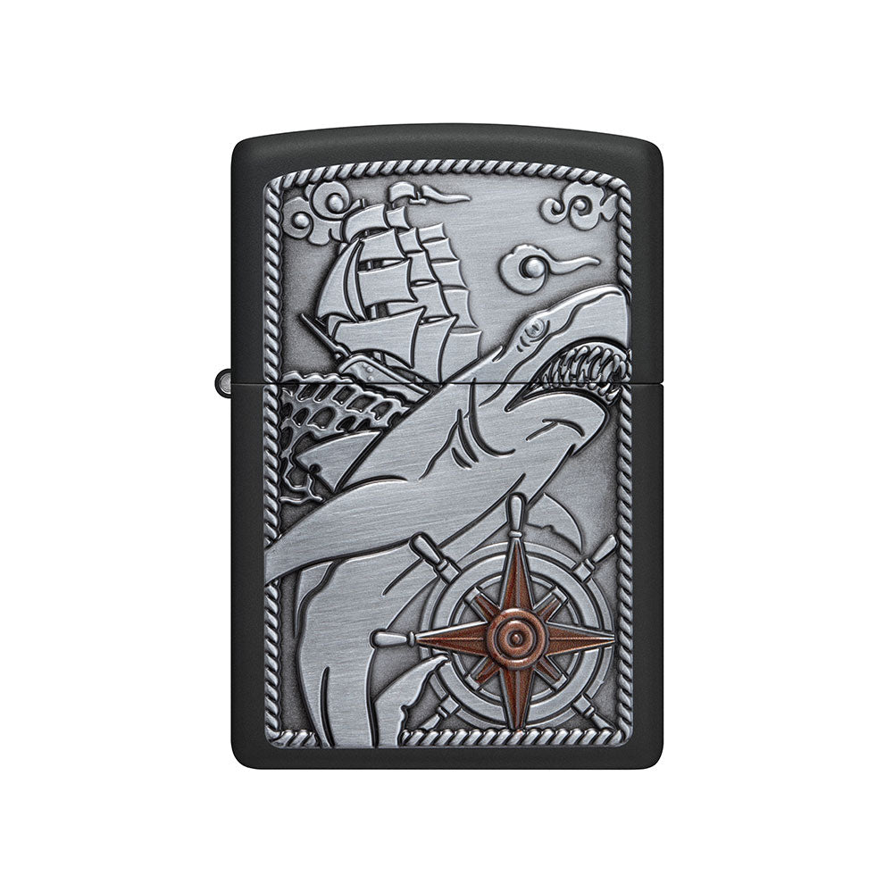 Diseño de emblema Zippo Encendedor a prueba de viento