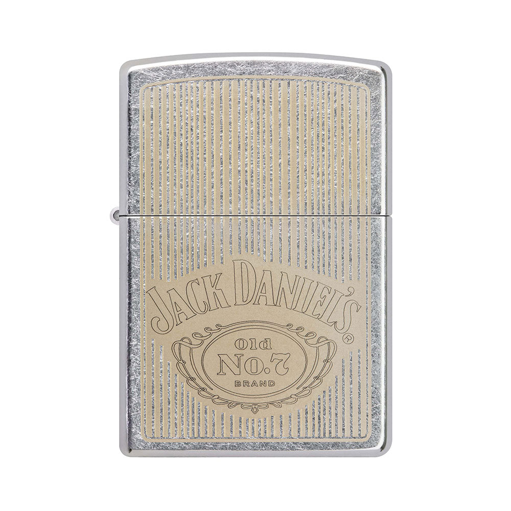 Zippo Jack Daniel's Street Chrome Windproof Tändare