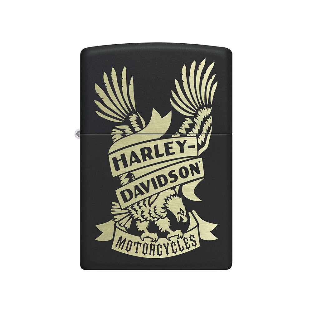 Zippo Harley Davidson Matte sort lighter