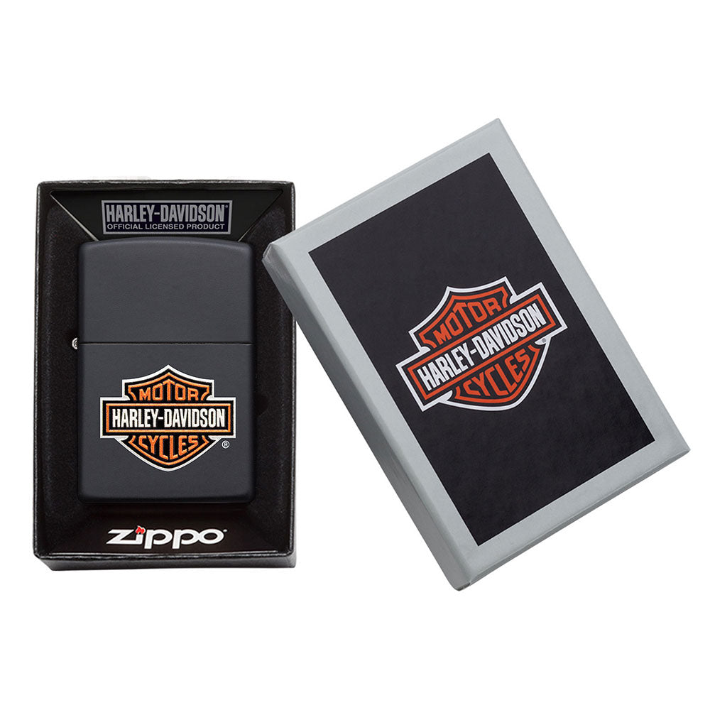 Zippo Harley Davidson Matte Black Accendino