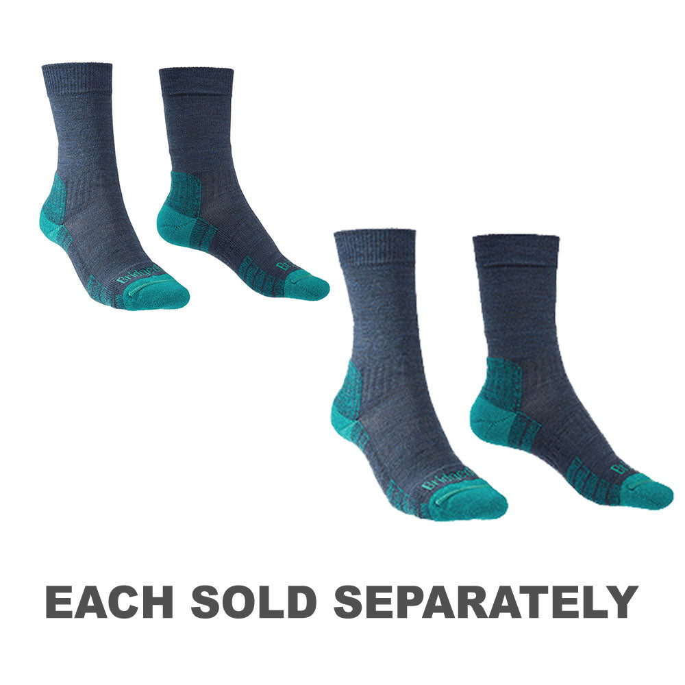 Women's Hike Lightweight Merino Performance Sock (Denim)