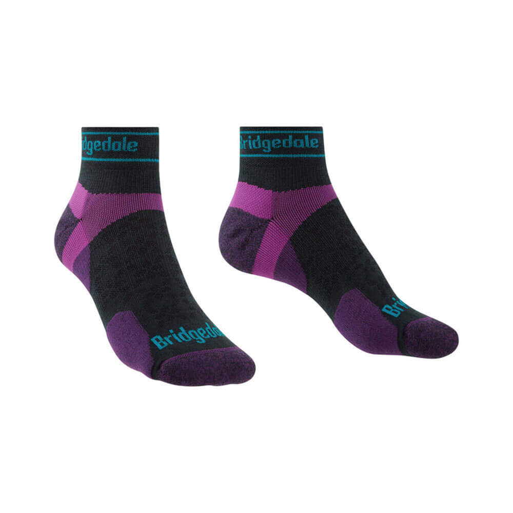 Calzini bassi di Merino Sport femminile (viola)