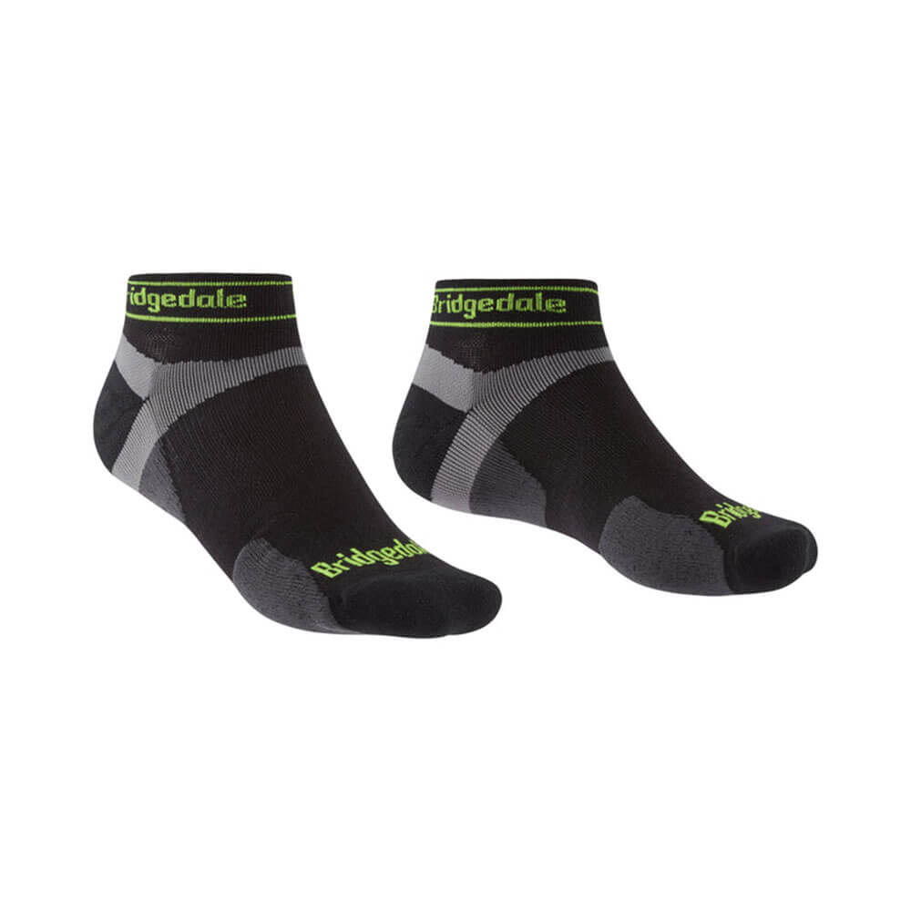 Merino Sport de meias masculinas (preto)