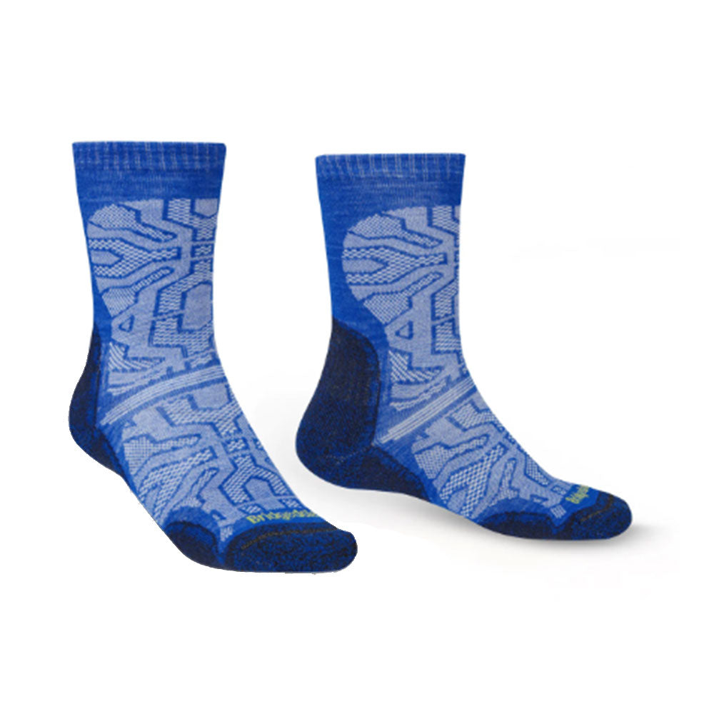 Randonnée des chaussettes de performance ultra-légères (bleu royal)