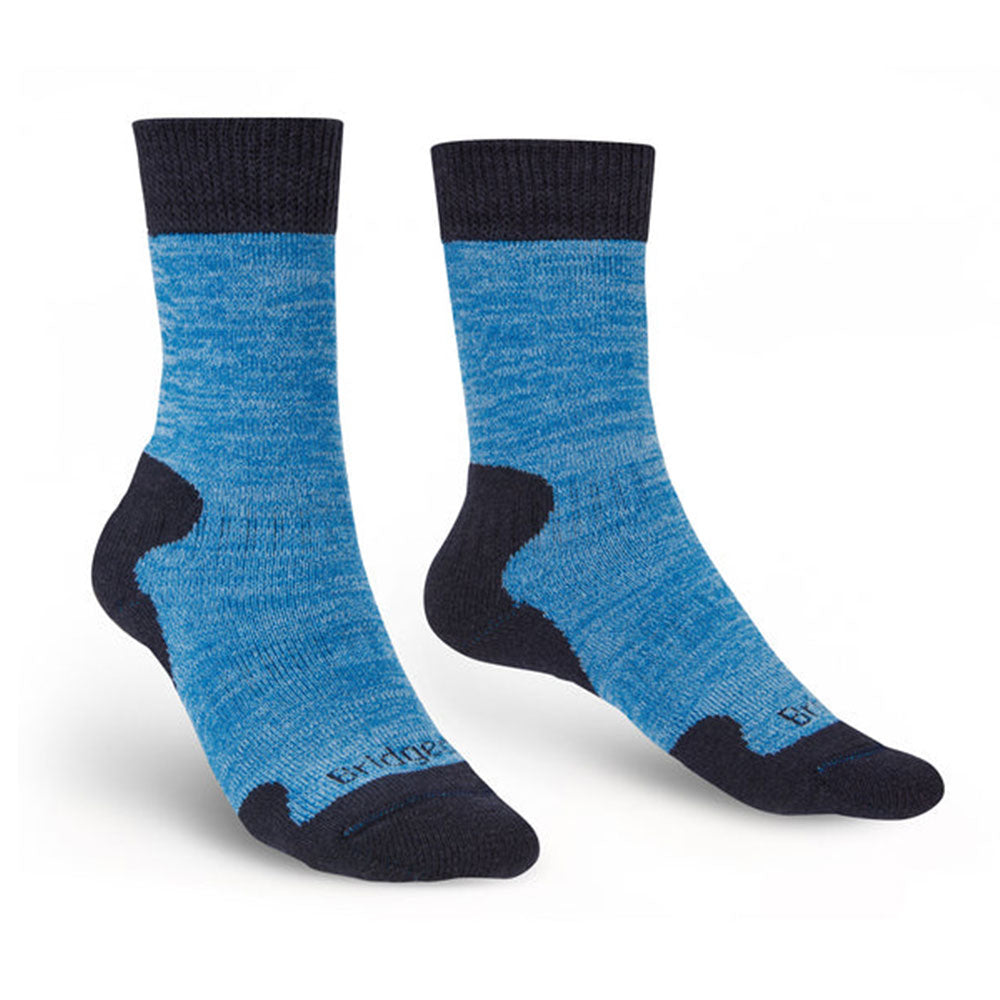 Damskie ciężkie skarpetki Comfort Merino (Blue Marl)