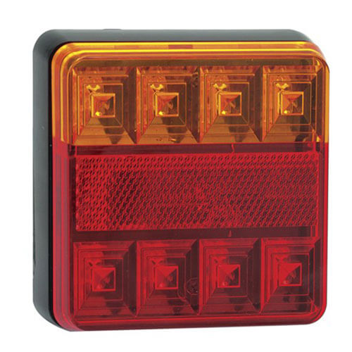 LED Autolamps Trailer LED Light Combo Set (100x100mm)