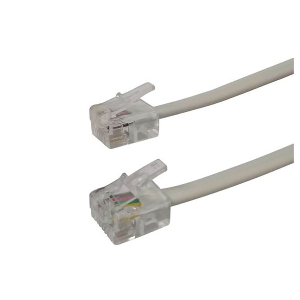 RJ12 6 Posizionamento 4 Plug conduttore su cavo plug