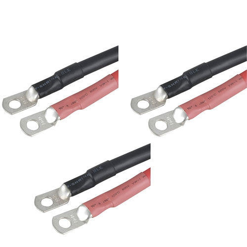 2-Gauge Tinned Battery Power Lead (Red)