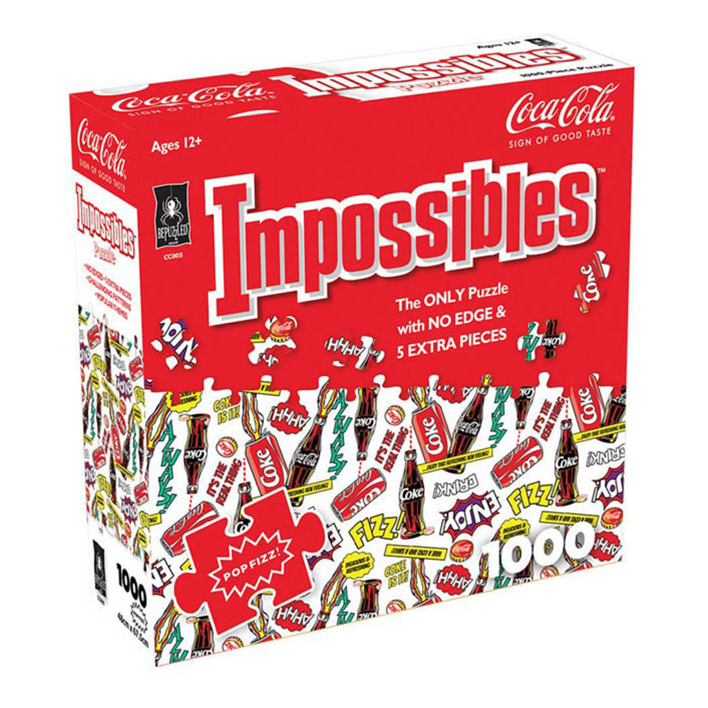 Coca cola impossibles puzzle puzzle 1000pc