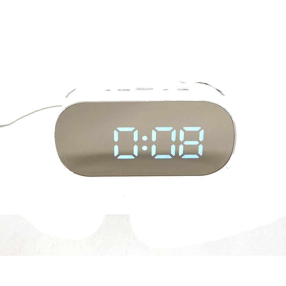 Clock da tavolo LCD ovale