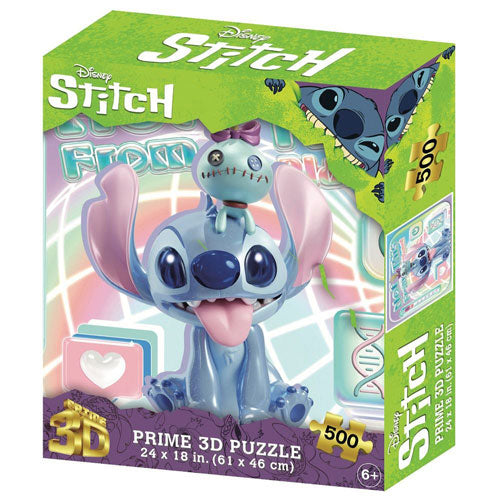 Prime 3D Disney Stitch 500-Piece 3D Puzzle