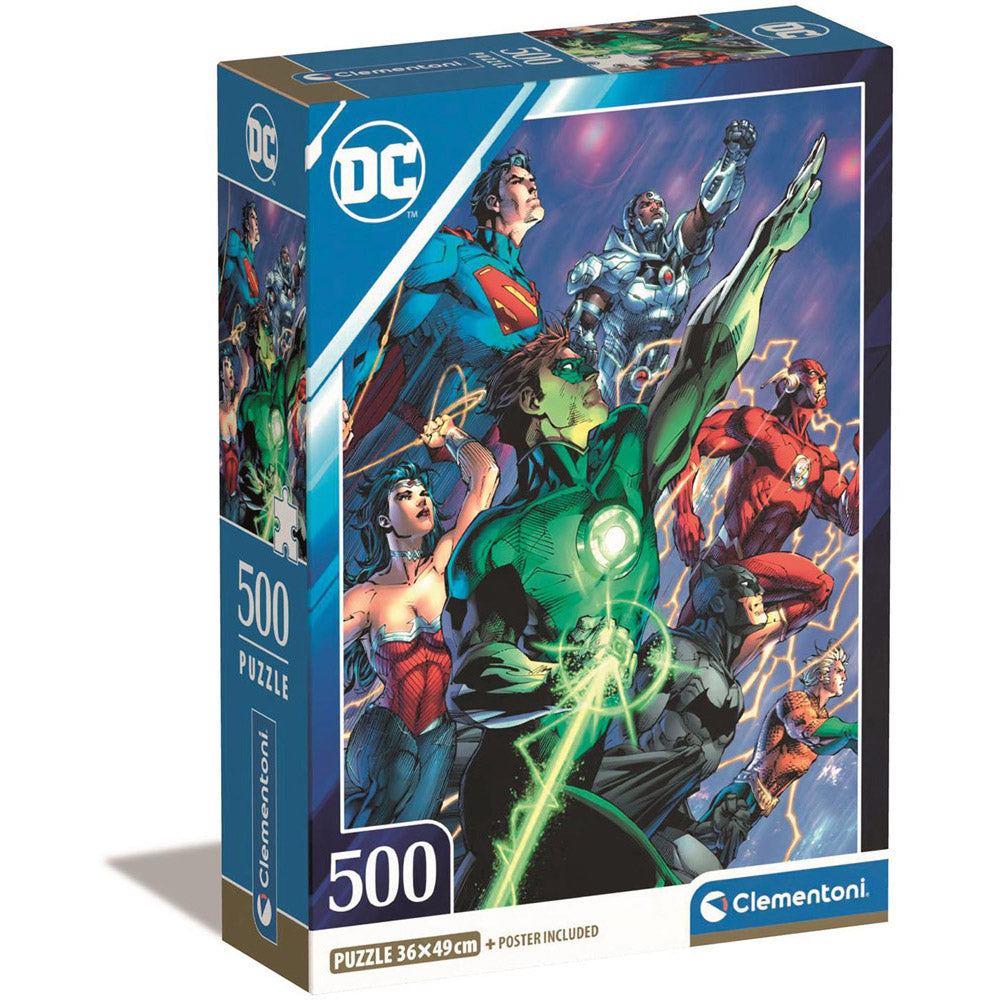 Clementoni HQC DC Comics Compact Box 500ピースパズル